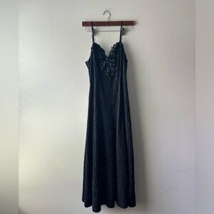 Vintage black‎ sequin formal dress size 10